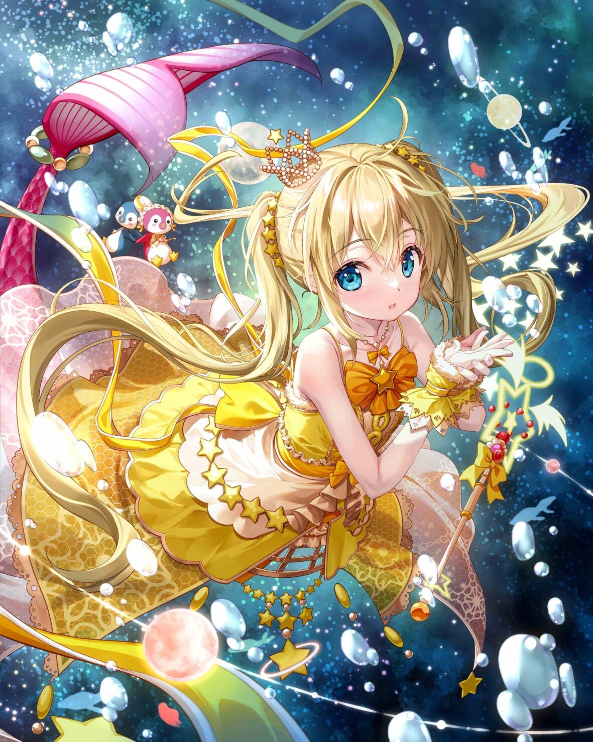 藤真拓哉の絵画作品　タイトルは、プラネットアイドル パシフィカⅡ